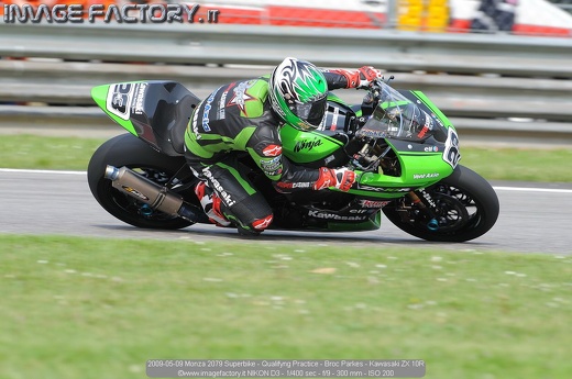 2009-05-09 Monza 2079 Superbike - Qualifyng Practice - Broc Parkes - Kawasaki ZX 10R